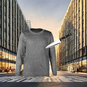 Chemise <span class=keywords><strong>de</strong></span> protection anti-coupure WANZHUO pour <span class=keywords><strong>homme</strong></span>, niveau 5 HPPE, résistante aux éclaboussures, aux piqûres et aux coupures <span class=keywords><strong>de</strong></span> couteau, vêtement <span class=keywords><strong>de</strong></span> sécurité personnel - Product Image 1