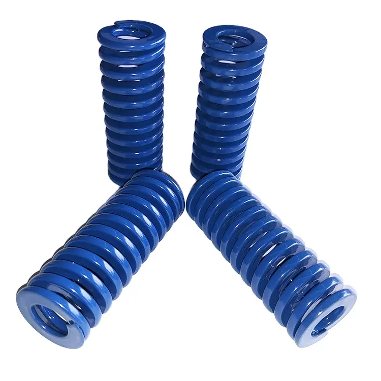 Iso 10243 Manufacturing Die Coil Compression Steel Spring Blue Springs Mold Springs