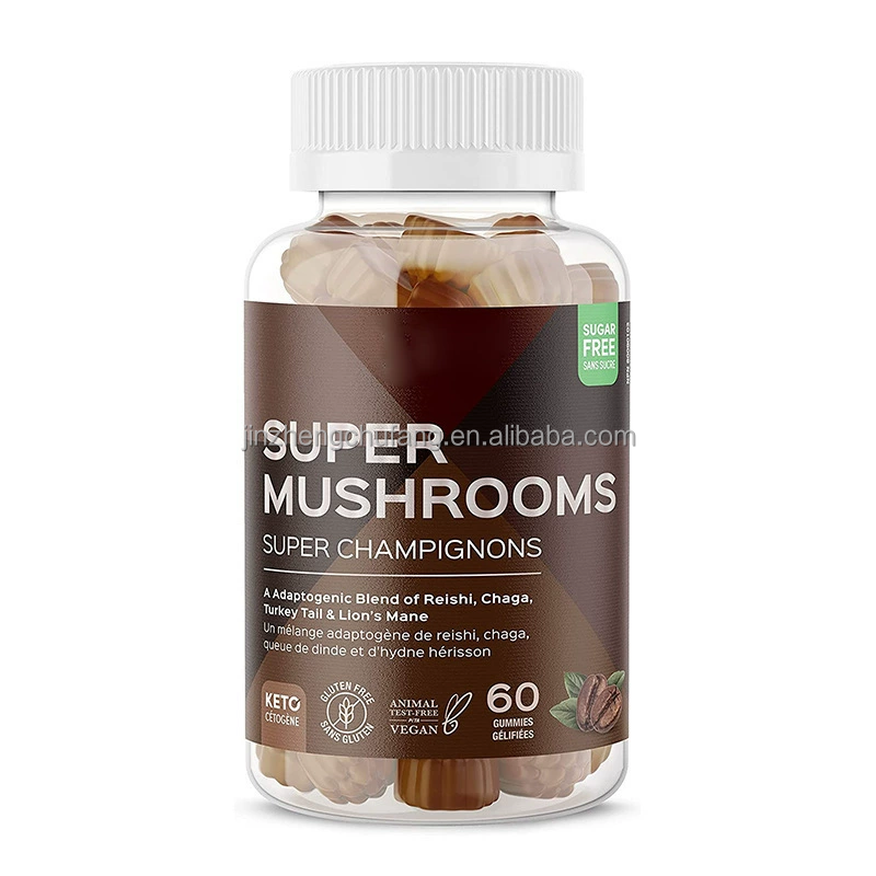 Daily Dose of Nutrient-Rich Mushroom Gummies Delicious Mind Body Harmony for Adults Natural Goodness
