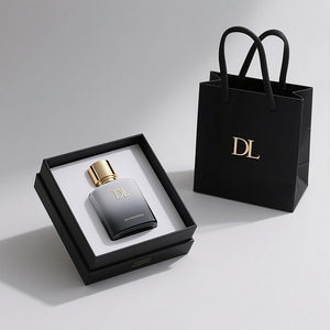 Flacon de parfum en verre transparent personnalisable de 50ml Flacon de parfum vide carré de 100ml avec boîte d'emballage - Product Image 2