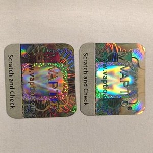 Autocollant adhésif holographique personnalisé découpé sur mesure, logo en vinyle laser arc-en-ciel, impression décorative à effet holographique - Product Image 4