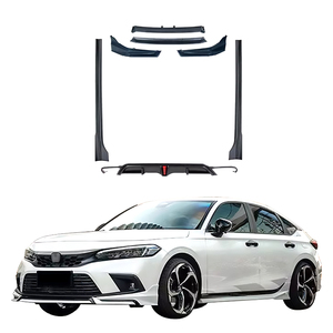 <b>Car</b> Bumper Kit for New for 11th Generation 2023 Yofer Split Front Lip Side Skirts <b>Diffuser</b> ABS Material Glue - Product Image 2