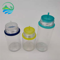 V3 flacons compte-gouttes pour animaux de compagnie 10ml 15ml 20ml 30ml 60ml bouchon coloré à l'épreuve des enfants presser l'huile essentielle flacon compte-gouttes de jus en plastique pour animaux de compagnie