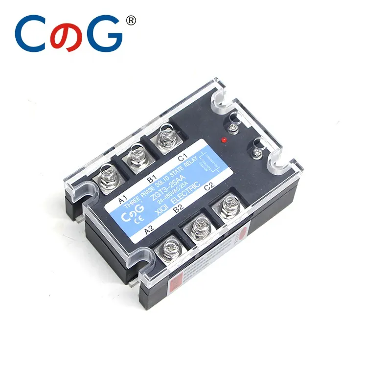 CG 10A 25A 40A AA Three Phase SSR AC Control AC Aluminum Radiator For 40AA Heat Sink SSR 220VAC To AC Sink Solid State Relay