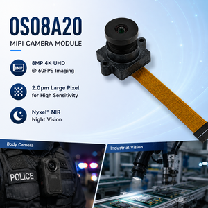 โมดูลกล้อง 8MP 4K 60FPS MIPI รุ่น OS08A20 ขนาดพิกเซลใหญ่ 2.0um HDR Nyxel NIR มองเห็นในเวลากลางคืน สำหรับกล้องติดตัวและกล้องอุตสาหกรรม - Product Image 3
