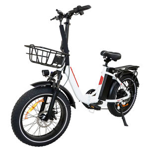 Vélo électrique JLM MK-203 à cadre basse, avec panier et pneus larges, 48V 500W, prix usine, entrepôt UE - Product Image 2