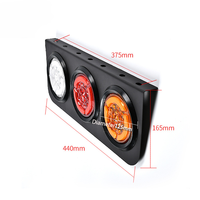 Prix de gros lampe unique trois lampes 24V LED feux arrière de camion pour remorques frein tourner marche arrière camion feux arrière
