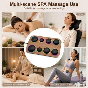 Panneau chauffant Hugeworth HW600 pour <span class=keywords><strong>massage</strong></span> corporel, à brancher, commande filaire manuelle, tailles <span class=keywords><strong>de</strong></span> pierres multiples, fabriqué en Guangdong, disponible en ligne - Product Image 1