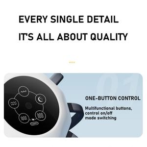 Masajeador de cabeza inteligente al por mayor 14 cabezales de masaje modo de vibración 5 niveles de intensidad sincronización de 15 minutos ayuda a reducir la ansiedad mejorar - Product Image 3