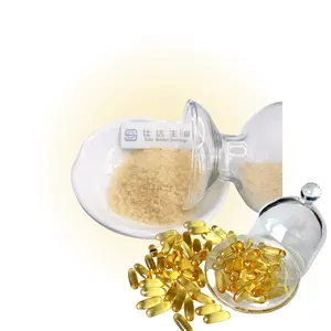 Lebensmittel zusatzstoff Gelatine pulver Lebensmittel qualität Bulk-Gelatine für weiche Kapseln Gelee 25kg/Beutel