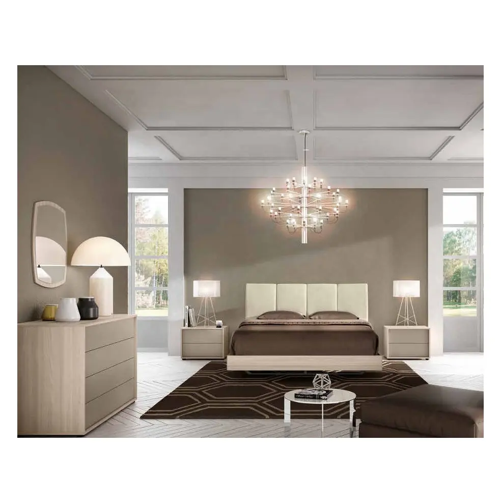 2020, новый дизайн, наборы для спальни 1907AA001, современная мебель, кровати, комоды, кровать большого размера
