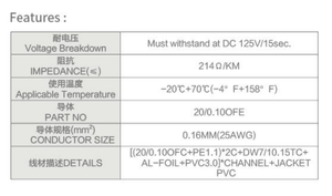 Chất lượng cao OFC đa lõi cáp âm thanh PVC Áo khoác lá 4 50 kênh cho hiệu suất rạp hát TV trạm sân vận động khách sạn - Product Image 5