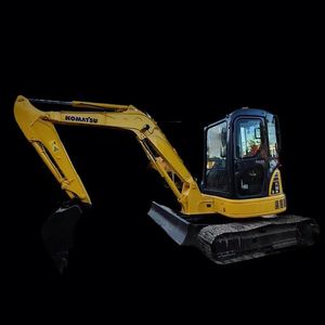 Miniexcavadora Usada Original Komatsu PC55 de 5.5 Toneladas con Motor y Bomba - 1 Año de Garantía, Capacidad de Cucharón de 0.18m - Product Image 1
