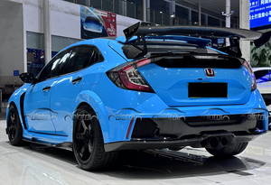 Kits de carrosserie en carbone + FRP pour Honda Civic 10TH FK8 SPOON, pare-chocs avant, lèvre, spoiler, pare-chocs arrière, diffuseur de menton, 1 <span class=keywords><strong>ensemble</strong></span> - Product Image 6