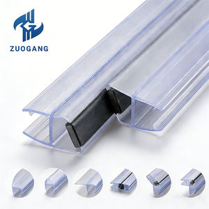 Горячая распродажа: душевая перегородка из ПВХ с прочной нижней уплотнительной лентой, современный изогнутый резиновый пластиковый уплотнитель для стеклянных дверей - Product Image 3