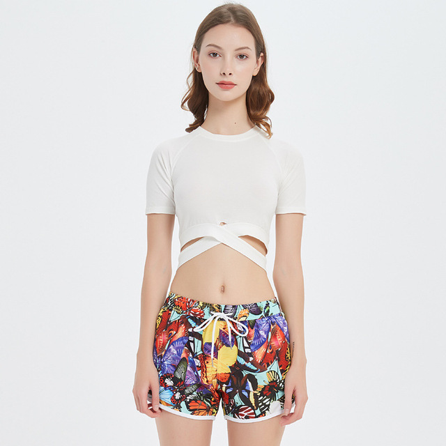 Women Shorts Sports Shorts Quick Dry Summer Loose Pilates Shorts