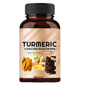 Добавка куркумина с органической куркумой и имбирной 95%, добавка куркумина с травяной добавкой черного перца - Product Image 1