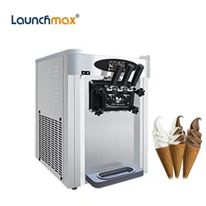 Máquina portátil para hacer helados suaves, máquina para hacer helados de Venta caliente para el hogar