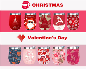 4D in ấn một cửa dịch vụ Quà Tặng rượu vang Tumblers Bộ cho thăng hoa sản phẩm in ấn thermoses 11oz cốc cốc - Product Image 3