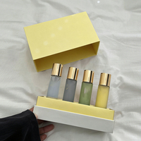 Juego de Aceites Esenciales en Roll-on de 2ml 3ml 5ml 10ml, Caja de Regalo, Juego de Perfumes OEM/ODM en Elegante Caja, Caja de Embalaje de Aceites Esenciales con Estampado en Lámina