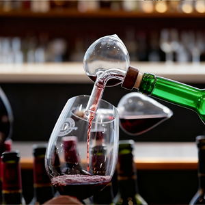 Aérateur <span class=keywords><strong>de</strong></span> <span class=keywords><strong>vin</strong></span> personnalisé en verre borosilicate soufflé à la main, bec verseur aérateur <span class=keywords><strong>de</strong></span> <span class=keywords><strong>vin</strong></span> <span class=keywords><strong>sur</strong></span> la <span class=keywords><strong>bouteille</strong></span>, distributeur <span class=keywords><strong>de</strong></span> <span class=keywords><strong>vin</strong></span>, verres à <span class=keywords><strong>vin</strong></span> <span class=keywords><strong>de</strong></span> luxe - Product Image 3