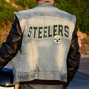 Patch brodé personnalisé des Saints de la Nouvelle-Orléans avec nœud, paillettes et sequins, pour le jour du match, pour artisanat textile DIY, 32 équipes - Product Image 6