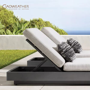 Meubles d'extérieur <span class=keywords><strong>haut</strong></span> <span class=keywords><strong>de</strong></span> <span class=keywords><strong>gamme</strong></span>, jardin, cour, villa, lit <span class=keywords><strong>de</strong></span> repos <span class=keywords><strong>de</strong></span> luxe, hôtel, piscine, lit <span class=keywords><strong>de</strong></span> <span class=keywords><strong>bain</strong></span> au <span class=keywords><strong>soleil</strong></span>, ensemble <span class=keywords><strong>de</strong></span> meubles - Product Image 2