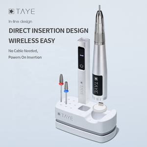 Top Brand di alta qualità elettrico Manicure Cordless Nail Drill base di ricarica per Nail Art - Product Image 3