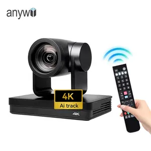 Anywi4kライブブロードキャストptzカメラストリーミングptzoptics ndi 12X20Xズーム自動追跡ptzカメラsdi ip poe 4k ndi hx