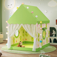 Tente de jeu triangulaire pliable portable pour enfants, utilisation intérieure/extérieure, en polyester, pour enfants et tout-petits