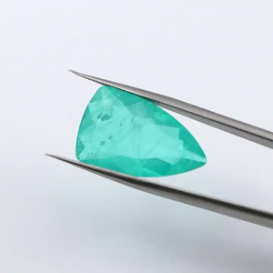 YZ Jewelry High Quality Loose 15x24 mm <strong>Triangle</strong> Cut Fusion Gemstone Paraiba Tourmaline Fusion Glass <strong>Stone</strong> of Fusion <strong>Stone</strong>