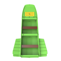 Bateau modulaire pliable en plastique PE léger, épaissi, renforcé, écologique, recyclable, grande capacité pour l'inspection solaire
