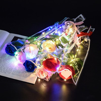 La Saint-Valentin Simulé Roses Lumineuses Stalles Lumières Clignotantes Populaires Décorations De Fête