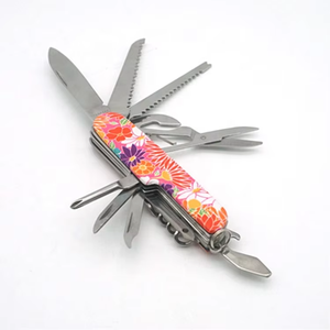 Многофункциональный карманный нож из нержавеющей стали с покрытием, мини-брелок для кемпинга и активного отдыха, EDC - Product Image 3