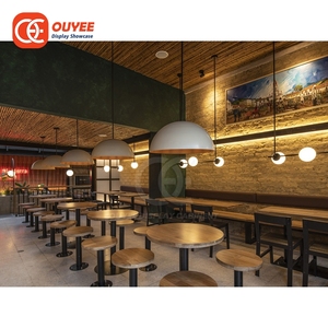 Comptoir d'exposition lumineux durable pour café, service OEM, conception de projet de café - Product Image 5