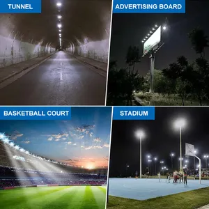 Professional Football Stadium Tennis Court Lighting Ip66 Waterproof Stadium Flood Light 400w 800w 1200w Led High Mast Light