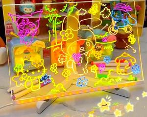 Acrylic Bảng hiển thị quốc tế trẻ em ngày món quà sinh nhật trẻ em tự làm Hướng dẫn sử dụng bảng vẽ dạ quang - Product Image 1