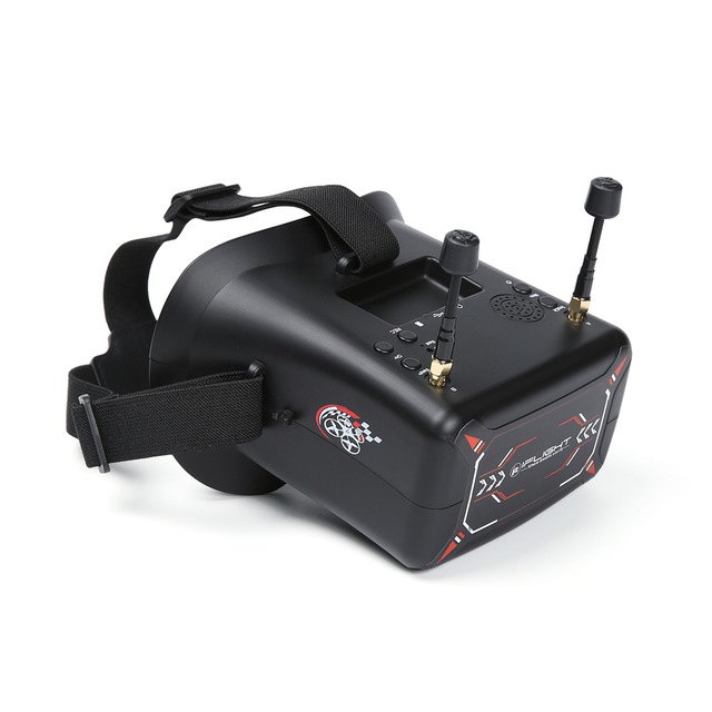 IFlight Analog FPV Video Glasses High Brightness 4.3 Inch LCD with DVR Video Recording Fpv Goggles Analog for FPV or Airplane