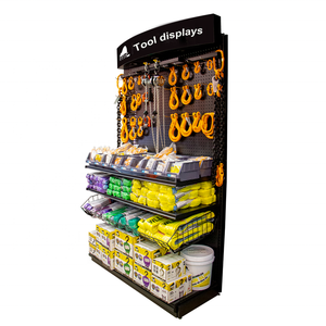 Rak penyimpan barang 4 tingkat, rak penyimpanan, rak pabrik, rak Tampilan perkakas, rak penyimpanan perangkat keras - Product Image 6