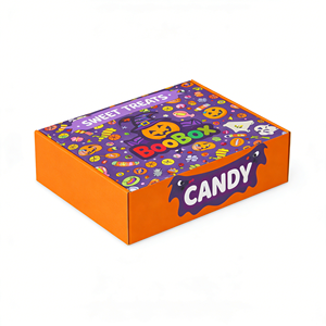 Emballage personnalisé pour confiseries et produits alimentaires pour marques en ligne, option boîte pliante en carton ondulé B/E, OEM - Product Image 3