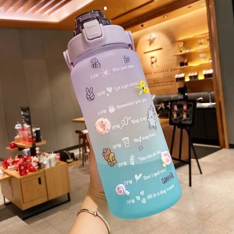 2000ml Purple Cap 3D Sticker