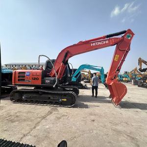 En stock, excavatrice sur chenilles Hitachi ZX120 d'occasion avec moteur Isuzu, pelle hydraulique durable - Product Image 1