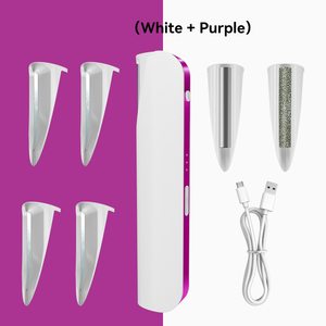 Rasoio Elettrico per Capelli con Vibrazione Ultrasonica, Testina di Rasatura 2 in 1, Illuminazione, Portatile per Rimozione Peli - Product Image 4