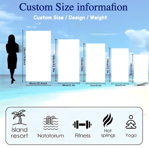 Waffle Printed Custom <b>Microfiber</b> <b>Beach</b> <b>Towel</b> Yoga - Product Image 3