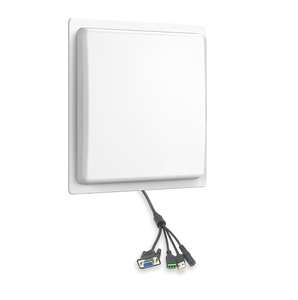 Высокопроизводительный UHF <span class=keywords><strong>RFID</strong></span>-считыватель A1201 для больших расстояний (0-20 метров) с интерфейсами RS232/485, USB, TCP/IP и антенной 12dBi, стандарт ISO18000-6C - Product Image 1