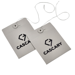 Hochwertiger Kraftpapier-Umschlag mit Schnurverschluss, quadratisch, individuell gestaltbar - Product Image 6