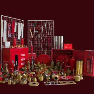 5 jaar garantie Brandblusapparatuur 1/2'' & 2 1/2'' vrouwelijke messing hoedketting brandklep gepolijste messing hoedkap - Product Image 5