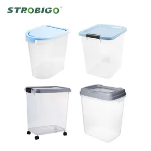 Plastic Rice Food Storage Box For Kitchen Grain Rice Container Large Flour And Rice Container