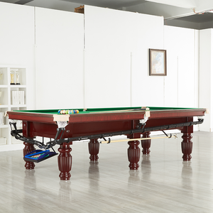 Mesa de Billar Americana Moderna de 8 y 9 Pies en Oferta, Nuevos Diseños Multifuncionales con Bolsillos de Cuero y Tablero de MDF - Product Image 4