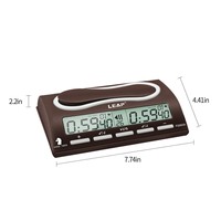 Minuteur électronique spécial pour échecs chinois, échecs internationaux et Go Tianfu Leap 9903A, étanche, en ABS, petit format